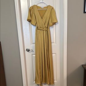 Baltic Born Gold Maxi Dress